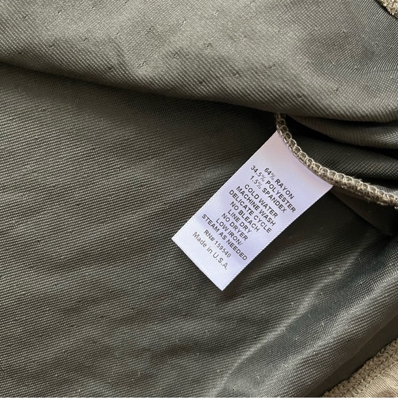 Lisa Bayne Olive Mock Neck Long Sleeve - Picture 5 of 9